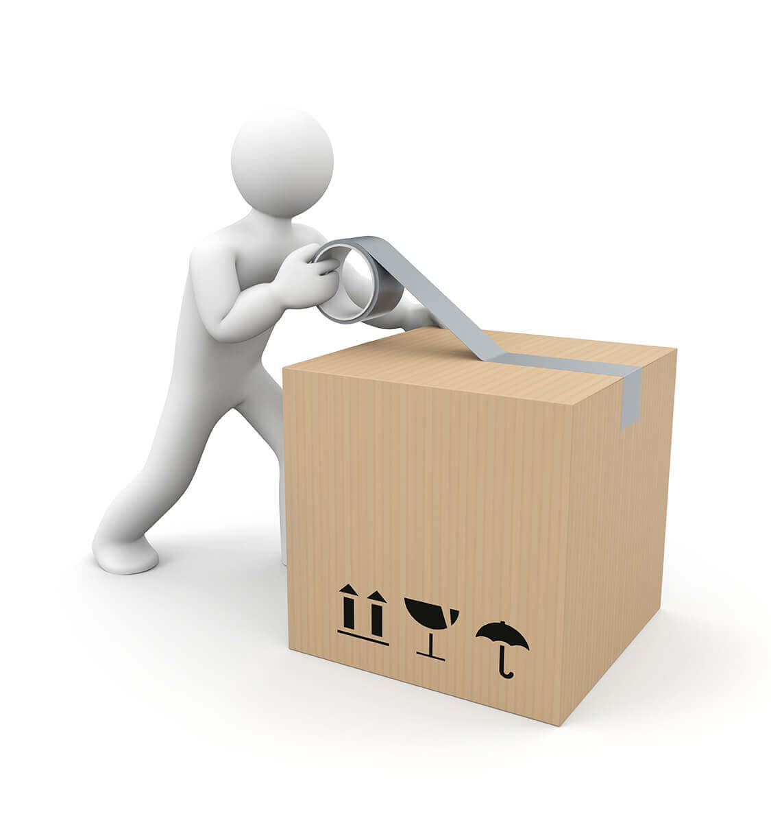 moving_and_packing_services_box_being_taped Packing services man with box